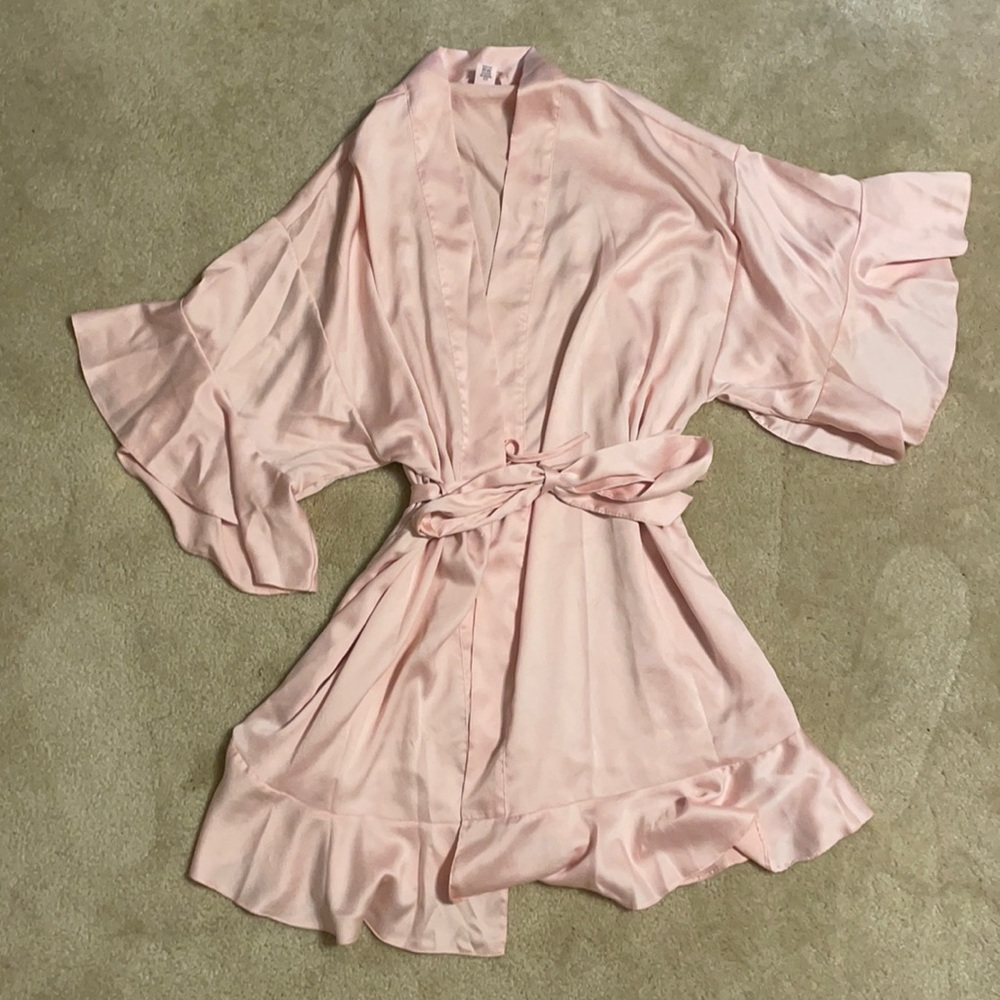 victoria secret silk robe